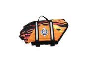 Paws Aboard F1500 Doggy Life Jacket L Flames