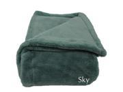 Woven Workz 069 012 50 x 70 Polyester Bobbi Throw Sky