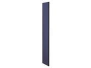 Salsbury Industries 22233BLU Side Panel for Extra Wide Designer Wood Locker without Sloping Hood Blue