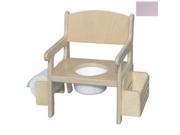 Little Colorado 028SP Handcrafted Potty Chair with Accessories in Soft Pink