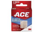 3M MMM207310 Elastic Bandage with E Z Clips 2 in. Beige