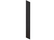 Salsbury 30034BLK Side Panel Open Access Designer Wood Locker 18 Inches Deep With Sloping Hood Black