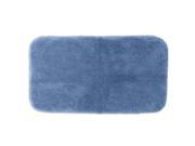 Garland Rug PRE 3050 13 Finest Luxury 30 in. x 50 in. Ultra Plush Washable Nylon Rug Basin Blue