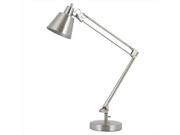 Cal Lighting Desk Lamp Brushed Steel BO 2165TB BS