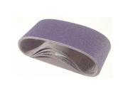 3m 4in. X 24in. P100Y Grade Purple Regalite Resin Bond Cloth Belts 81432 Pack of 5