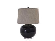 Savita Black Poly Table Lamp L235414 Savita Poly Table Lamp