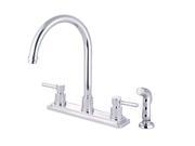 Kingston Brass KS8791DL CONCORD Two Handle Kitchen Faucet with Matching Finish P
