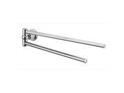 Artos C 09BN Hinged Towel Rail Brushed Nickel