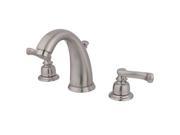 Kingston Brass KB988FL Two Handle 8 in. to 16 in. Widespread Lavatory Faucet with Retail Pop up