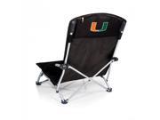 Tranquility Chair Black U of Miami Hurricanes Digital Print