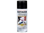 Rustoleum 7250 830 12 Oz Black Night Metallic Stops Rust Spray Paint Pack of 6