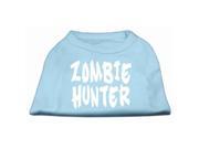 Mirage Pet Products 51 99 XSBBL Zombie Hunter Screen Print Shirt Baby Blue XS 8
