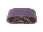 3m 3in. X 18in. P100Y Grade Purple Regalite Resin Bond Cloth Belts 81396 Pack of 5