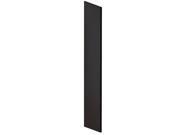 Salsbury 30044BLK Side Panel Open Access Designer Wood Locker 24 Inches Deep With Sloping Hood Black