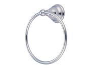 Kingston Brass BA5564C Royale 6 Inch Towel Ring Polished Chrome