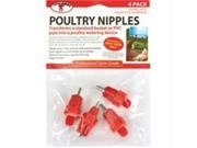 Miller Mfg Co Inc P Poultry Watering Nipple 4 Pack