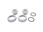 Pentair 271096 White Bulkhead Union Replacement Set Pool And Spa Filter
