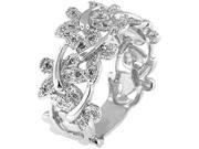 Doma Jewellery MAS02176 5 Sterling Silver Ring with Cubic Zirconia Size 5