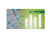 Overdrive 13W Quad 4 Pin CFL 3500K Pack Of 100