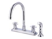 Kingston Brass KS8791DX CONCORD Two Handle Kitchen Faucet with Matching Finish P