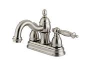 Kingston Brass Templeton Two Handle 4 Centerset Lavatory Faucet with Retail Pop