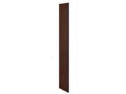 Salsbury Industries 30033MAH Side Panel Open Access Designer Wood Locker 18 in. D without Sloping Hood Mahogany