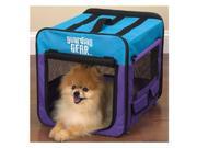 Pet Pals ZA420 18 Guardian Gear Collapsible Crate Xs Purple Turq S