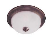 Maxim Lighting 5832FTOI Maxim 3 Light Flush Mount with Frosted Glass and Hallway Suggested Room Fit Oil Rubbed Bronze