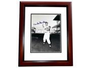 Duke Snider Autographed Brooklyn Dodgers 8X10 Photo Mahogany Custom Frame 2X World Series Champion