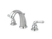 Kingston Brass KB981 Two Handle 8 in. to 16 in. Widespread Lavatory Faucet with Retail Pop up