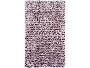 The Rug Market 02257D SHAGGY RAGGY PINK BROWN AREA RUG 4 7 x 7 7