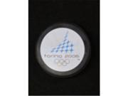 Powers Collectibles 12292 Signed 2006 Torino Winter Olympics Unsigned Limited Edition 2006 Torino Winter Olympics Hockey Puck