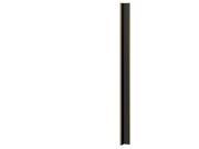 Salsbury 22264 Front Filler Vertical Corner For Extra Wide Designer Wood Lockers Black