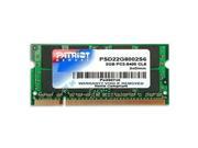 Patriot Signature DDR2 2GB CL6 PC2 6400 800MHz SODIMM Model PSD22G8002S