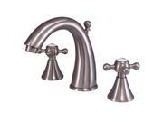 Kingston Brass KS2978BX Two Handle 8 in. to 16 in. Widespread Lavatory Faucet with Brass Pop up