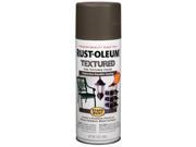Rustoleum 7226 830 12 Oz Bronze Stops Rust Textured Enamel Spray Paint Pack of 6