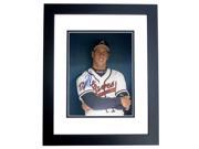 John Rocker Autographed Atlanta Braves 8X10 Photo Black Custom Frame