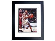 Andre Miller Autographed Cleveland Cavaliers 8X10 Action Photo Black Custom Frame