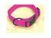 Hamilton Pet Company Adjustable Dog Collar Hot Pink .75 X 16 22 FAM 16 22 HP
