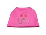 Mirage Pet Products 52 39 XSBPK Hot Air Balloon Rhinestone Shirts Bright Pink XS 8
