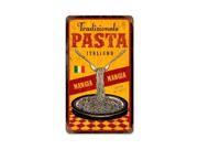 Past Time Signs V935 Traditional Pasta Food and Drink Vintage Metal Sign