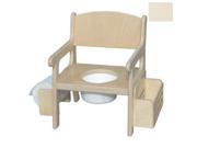 Little Colorado 028LIN Handcrafted Potty Chair with Accessories in Linen