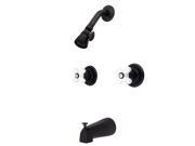 Kingston Brass KB245PX Two Handle Tub Shower Faucet