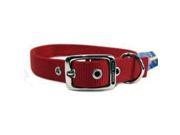 Hamilton Pet Company Double Thick Nylon Dog Collar Red 1 X 26 DD 26RD
