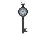Woodland Import 53308 Metal Wall Clock with Elegant Design in Antique Finish