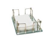 Organize it All 19092W 1 Mirrored Guest Towel Tray in 13K Gold