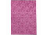 Garland Rug CL 17 RA 7696 17 Large Peace Pink 7 Ft. 6 In. x 9 Ft. 6 In. Area Rug