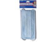 Bulk Buys Disposable Masks Blue Pack of 10 Case of 12