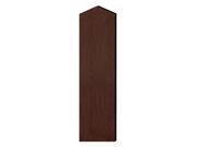 Salsbury 22244MAH Double End Side Panel For 18 Inch Deep Extra Wide Designer Wood Locker With Sloping Hood Mahogany