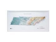 Hubbard Scientific Raised Relief Map 962 Tennessee State Map